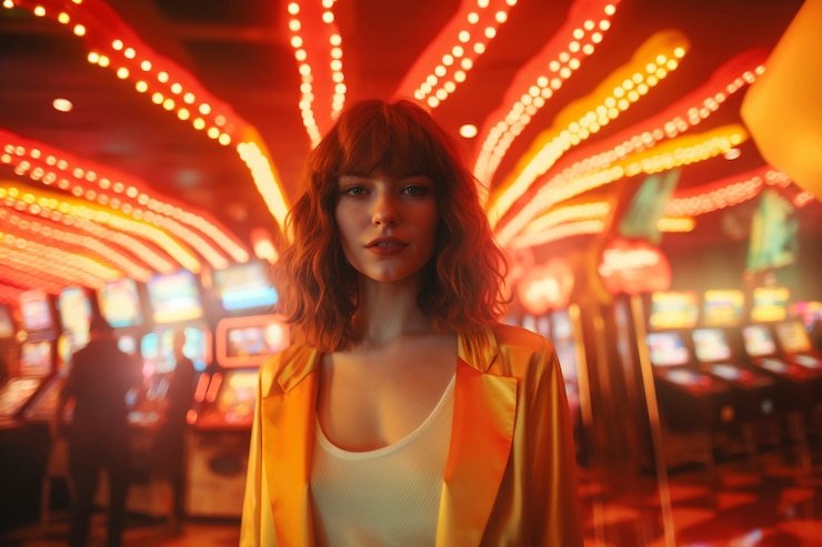 Ilustrasi pertandingan olahraga dan hiburan casino tersedia di platform ki8